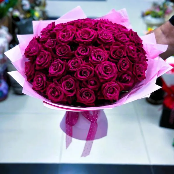 51 малиновая роза